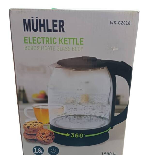Електрическа кана за вода MUHLER 1500W (WK-G2018)