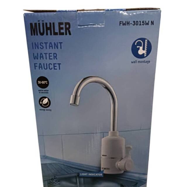 Нагревател за вода MUHLER СТЕНЕН (FWH-3015W)N 3000W
